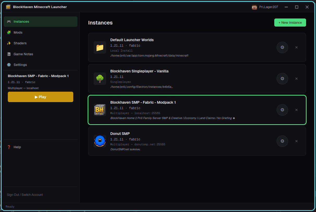 BlockHaven Launcher